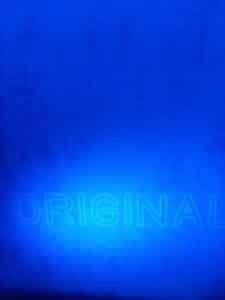 Wasserzeichen Papier - Logo ORIGINAL fluoreszierend